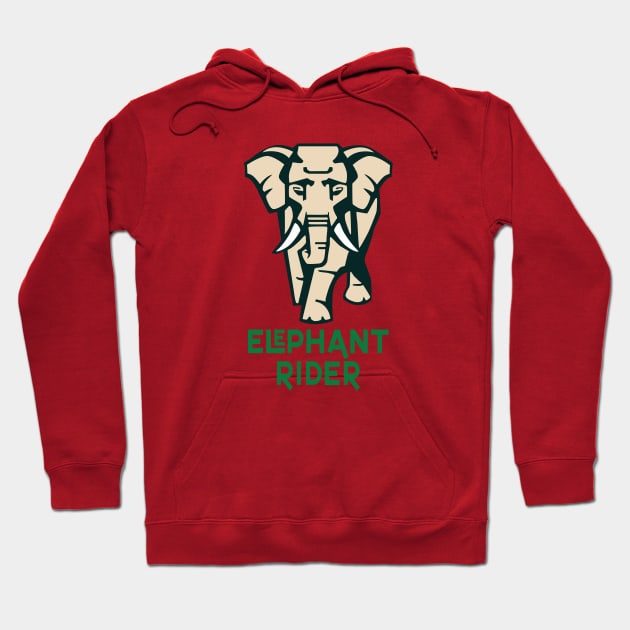 ELEPHANT RIDER Hoodie by haegifrq